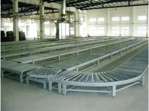 動(dòng)力滾筒輸送線的張緊裝置作用