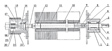 快裝式清掃刷軸結(jié)構(gòu)