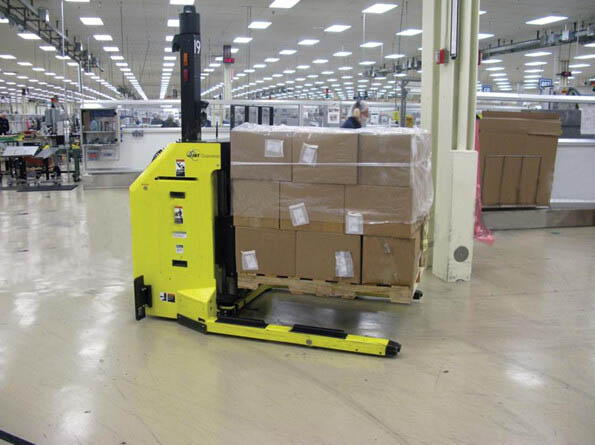 自動導(dǎo)引車在包裝流水線車間的應(yīng)用