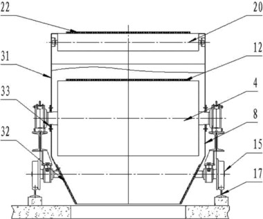 皮帶輸送機(jī)全密封結(jié)構(gòu)圖